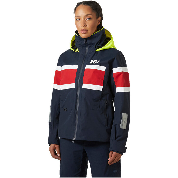 2024 Helly Hansen Mujer Salt Original Chaqueta De Vela 34426 - Navy